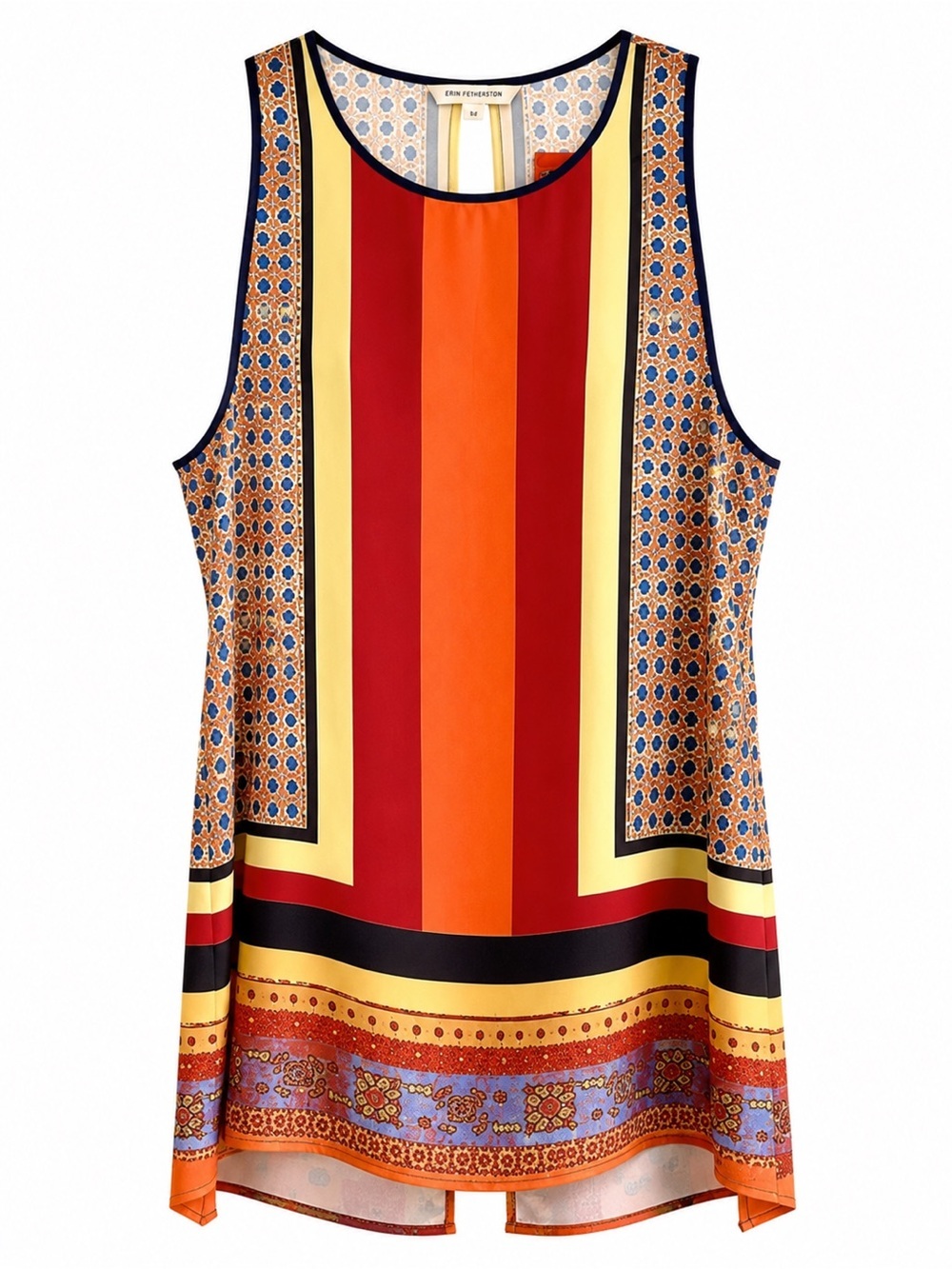 Clover Canyon Colorful Print Boho Tunic Top M - Picture 3 of 5